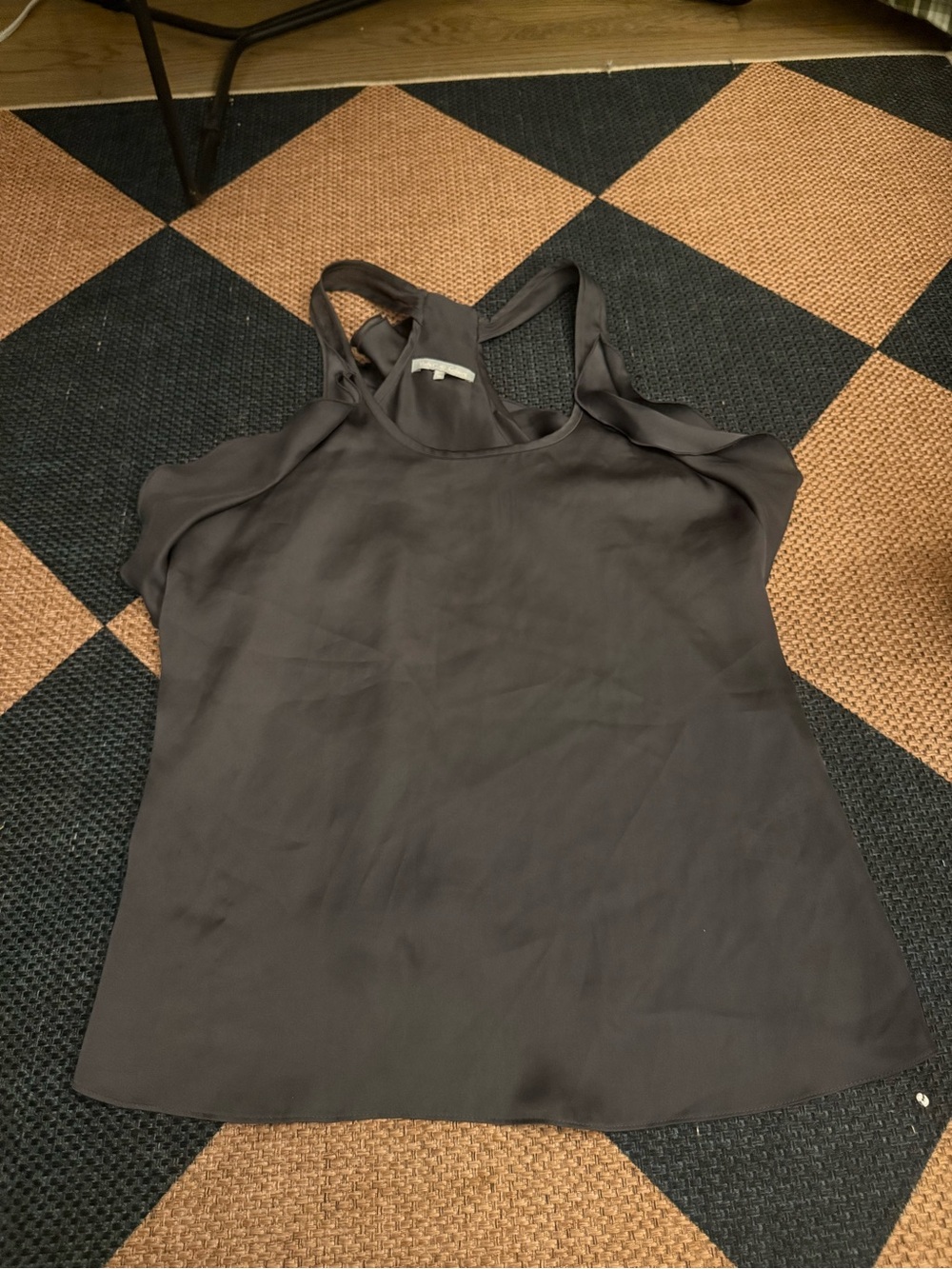 Y2K Vintage Violet & Claire Black Racerback Camisole